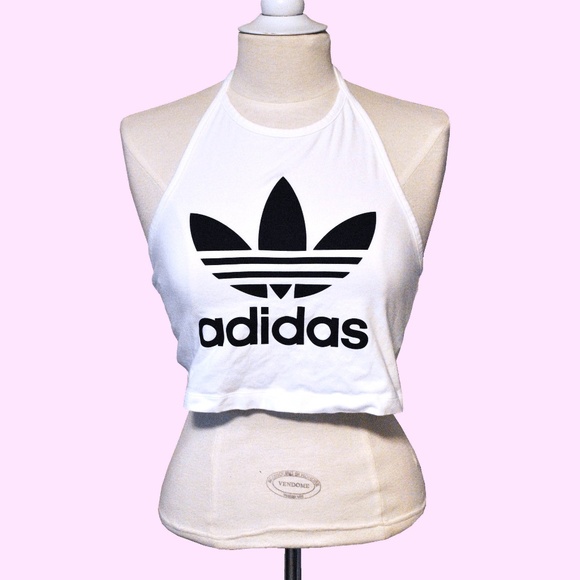adidas Tops - Adidas Women's White Crop Top